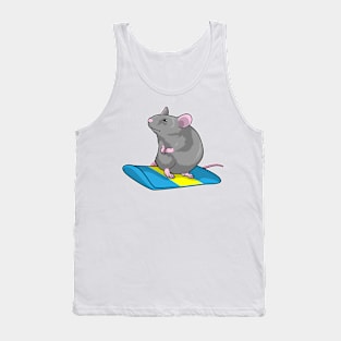 Mouse as Snowboarder with Snowboard Tank Top